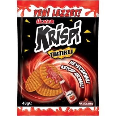 ÜLKER KRİSPİ 48GR TIRTIKLI KETÇAPLI
